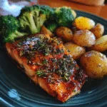Salmon Broccoli Potatoes