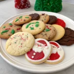 Santa Cake Mix Cookies