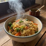 Sesame Garlic Ramen Noodles