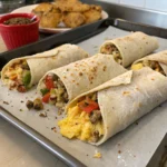 Sheet Pan Breakfast Burritos