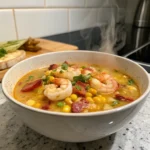 Shrimp Corn Bacon Soup