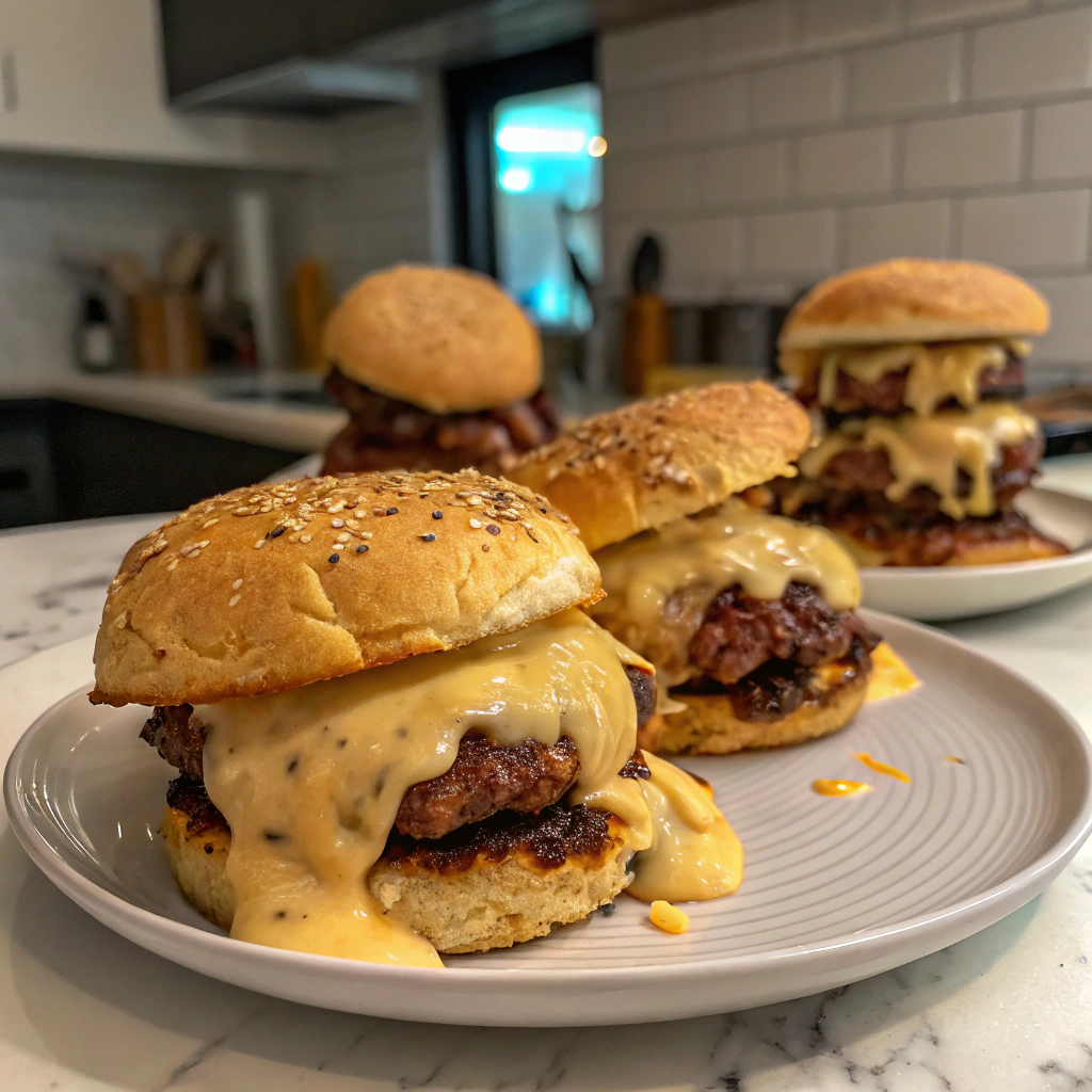 Smash Burgers Baconnaise Sauce