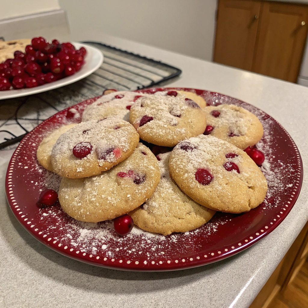 Sparkling Cranberry Cookies