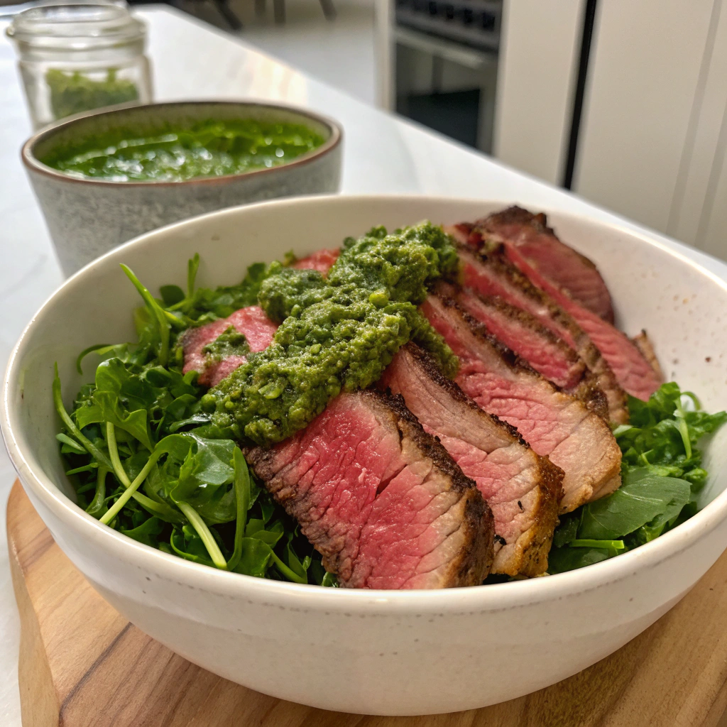 Steak Chimichurri Bowls
