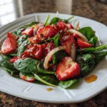 Strawberry Spinach Salad