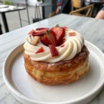 Strawberry Vanilla Cronut