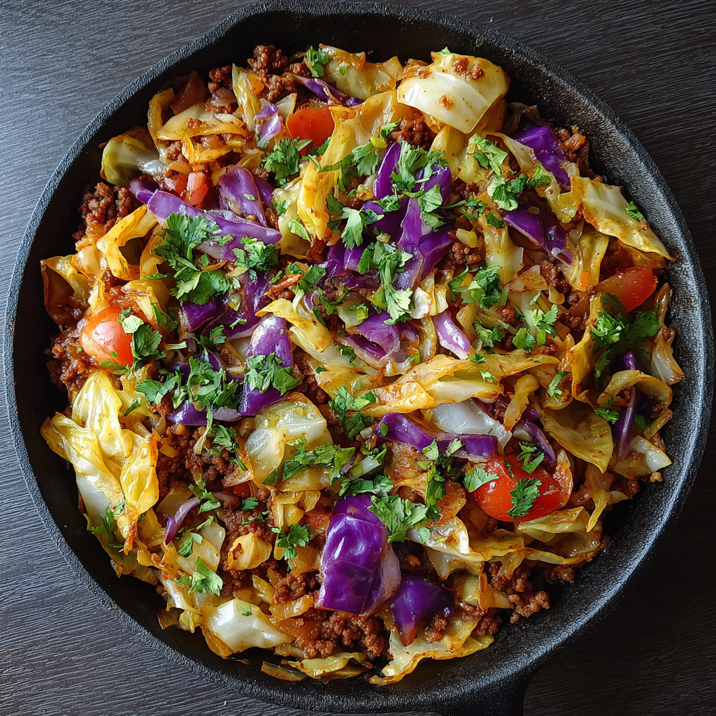 Tex Mex Cabbage Skillet
