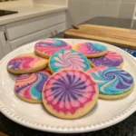 Tie Dye Sugar Cookies