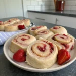 Vegan Strawberry Sweet Rolls