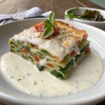 Vegetable Lasagna White Sauce