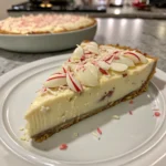 White Chocolate Peppermint Pie