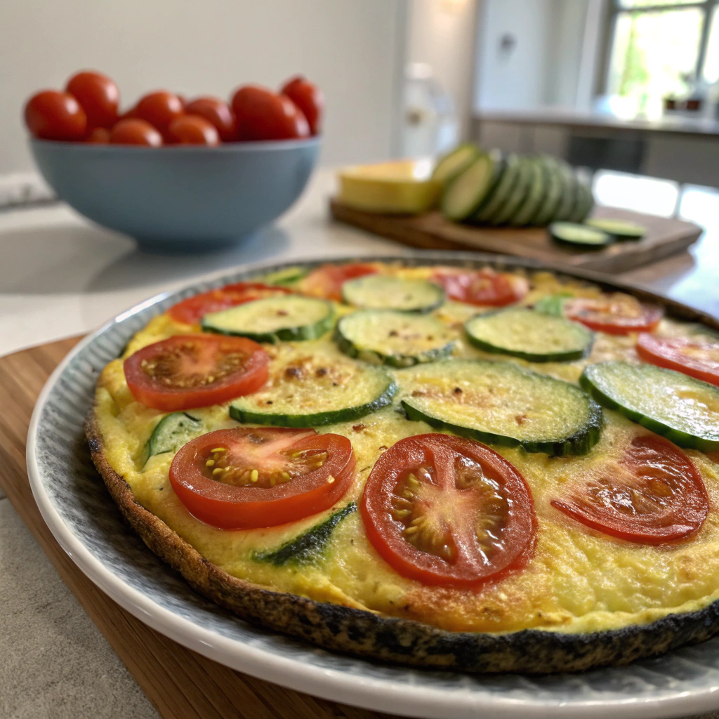 Zucchini Tomato Frittata