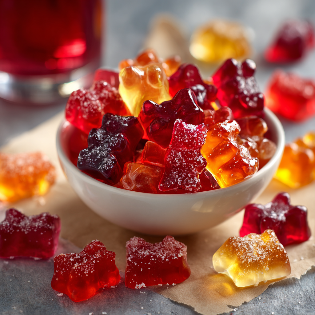 Homemade Fruit Juice Gummies