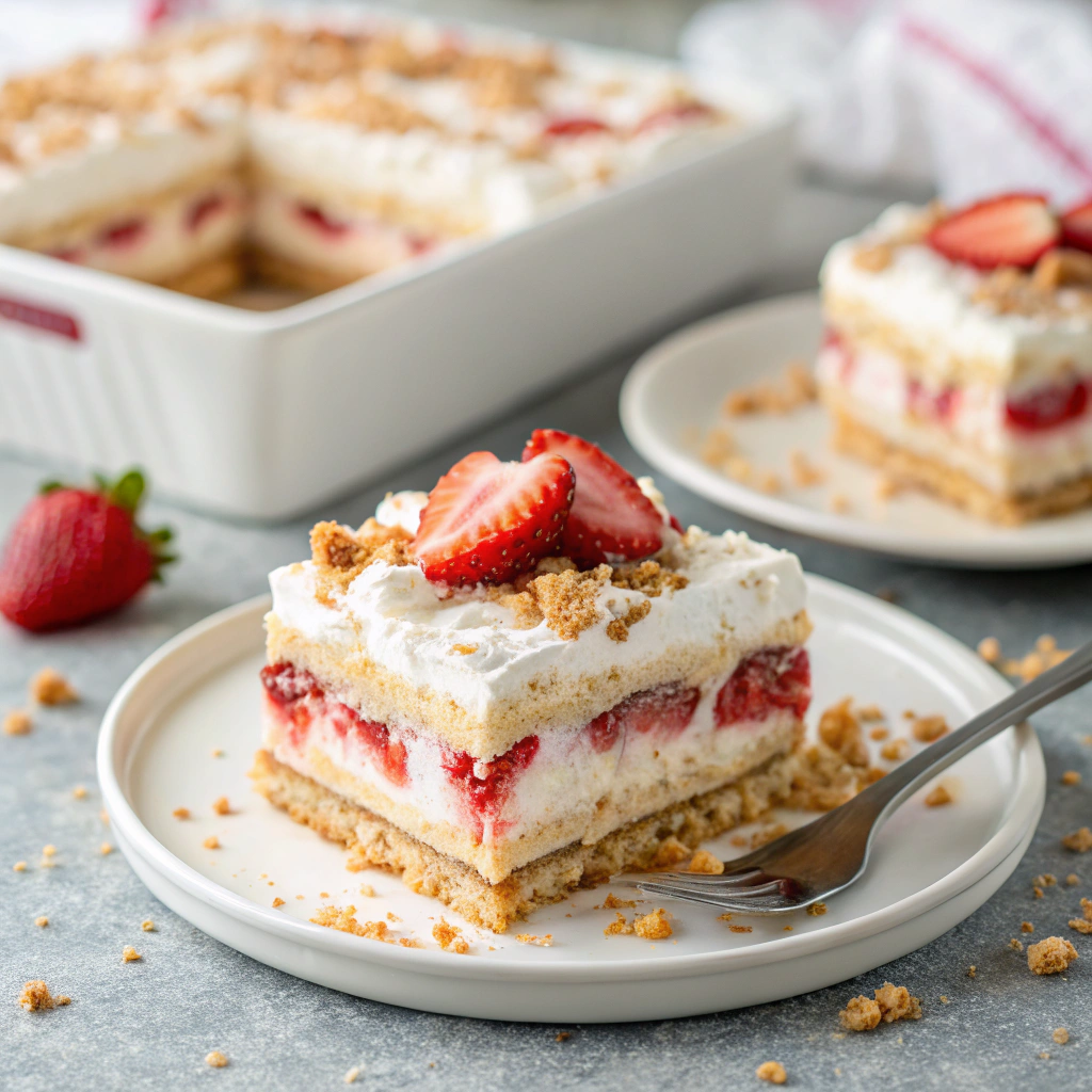 Strawberry Cream Cheese Icebox Cake