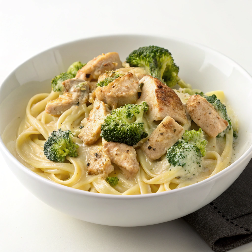 Cajun Chicken and Broccoli Alfredo