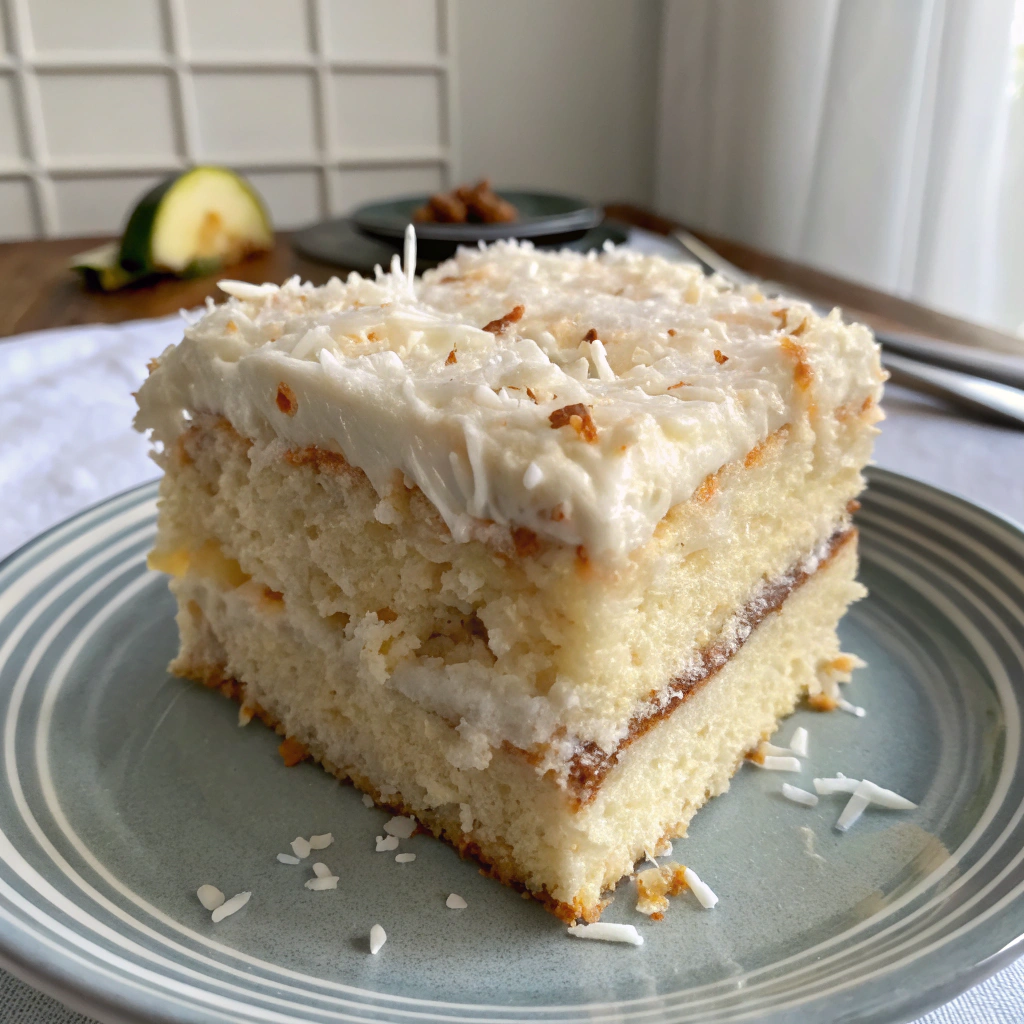 Italian Cream Sheet Cake